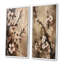 Cerisier en fleurs brun foncé - ensemble de 2 décorations murales cerise-1419953506-1419953509