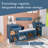 77.5" Width Shoe Storage Bench with Cushion for Entryway/Hallway/Mudroom/Living Room-662398072