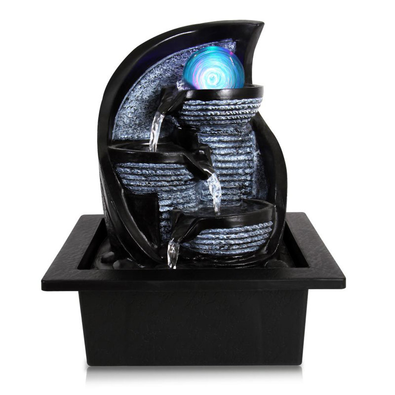Fontaine relaxante avec lumière