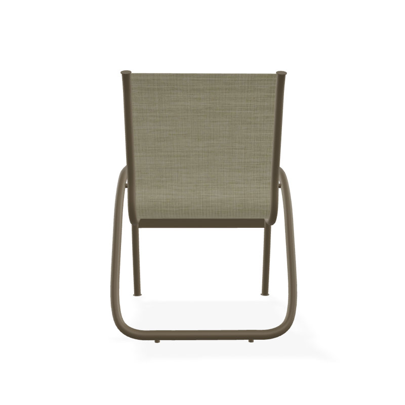 Fauteuil de patio Gardenella, Bristol taupe Sunbrella®, Bois de plage texturé