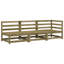Bergenfield 210cm Wide Wood Patio Sofa