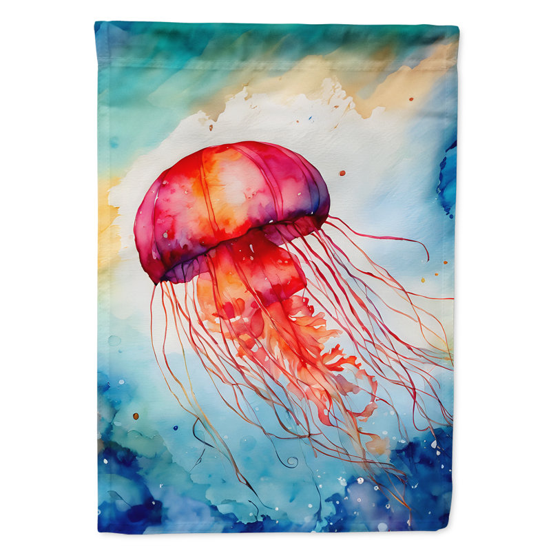 Drapeau de jardin double en polyester H 15,5 po x l 11,25 po