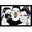 «Masked Couture (Horizontal)» par By Jodi - impression-2079924054-2079924055