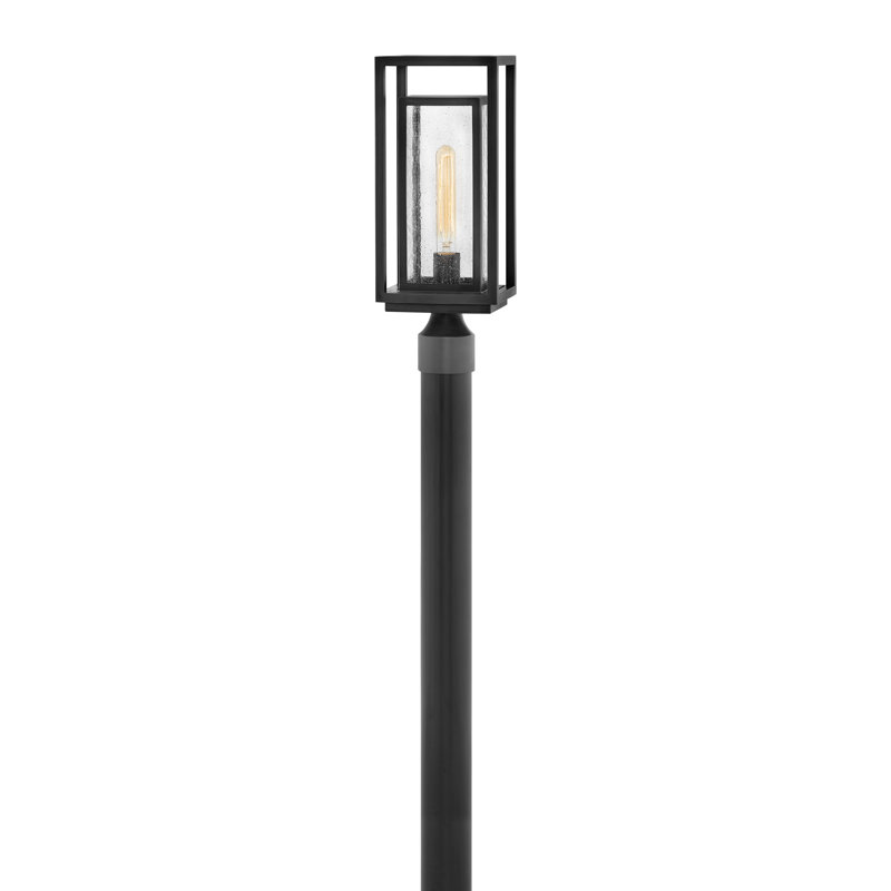 Republic Medium Post Top Or Pier Mount Lantern, Black