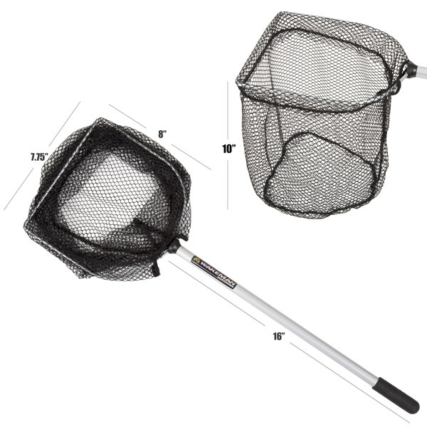 Arlmont & Co. Wakeman Telescopic Fishing Net - Collapsible Landing Net -  Corrosion Resistant Handle