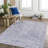 Blue+Cream Washable Area Rug-1830281973