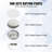 500 Sets 1 Inch 25Mm Pin Back Button Parts, DIY Round Button Badge Parts, Set Includes Metal Top, Plastic/Metal Button, Clear Film, And Blank Paper For Gifts Presents, Machine NOT Included