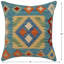 Coussin kilim tissé à la main Southwestern Gutierre - 19 po x 20 po