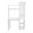 Versalles Writing Desk, Modern Studio or Office Desk, Two Superior Shelves, And Five Side Open Shleves For Books Organization-1969360800