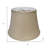 Brown Pongee Silk Bell Lamp Shade