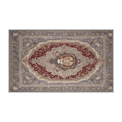 Tapis gris soyeux et moelleux