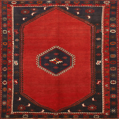 Tapis traditionnel rouge / noir Metcalfe
