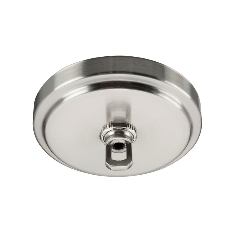 Brushed Nickel Chandelier Fixture Canopy Kit with Collar Loop