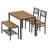 Kennett 4-Piece Manufactured Wood Dining Set-1124616657-1107300379-1107300378