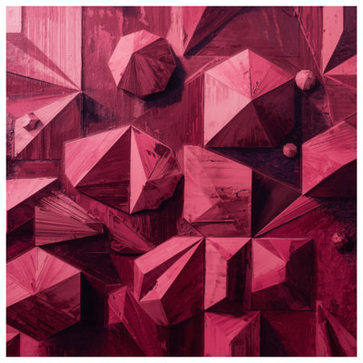 Geometric Crystal Shapes Wall Tapestry - Crystals Wall Decor