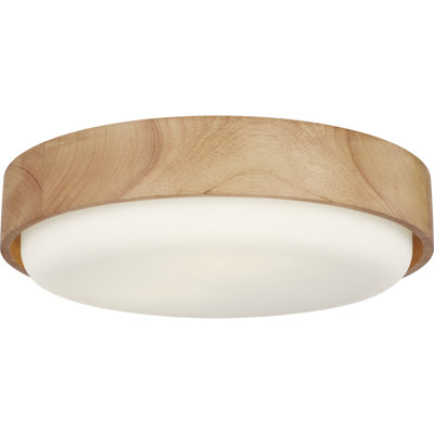 Richard June Transitional Aurelle Flush Mount Light