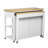 Extendable Kitchen Island with Dining Table, Internal Storage, and Power Outlet for Modern Kitchens