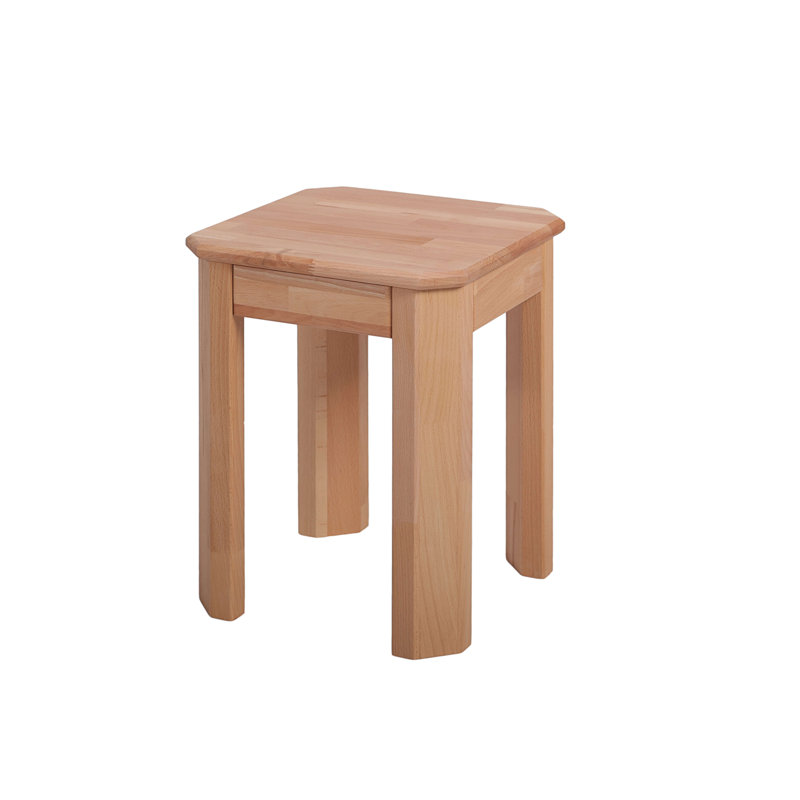 Schneck Solid Wood Accent Stool