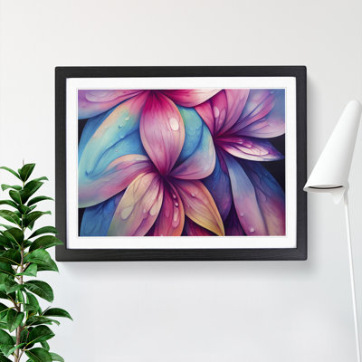 Colourful Flowers Vol.2 Abstract - Single Picture Frame Painting