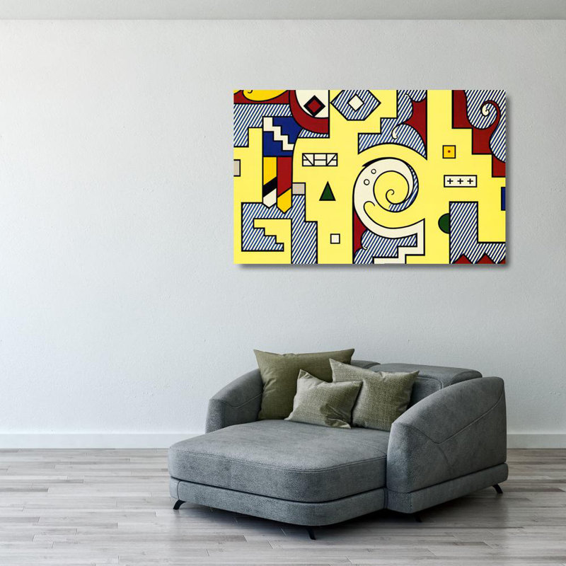 Composition amérindienne II, 1980, H 26 po x l 40 po