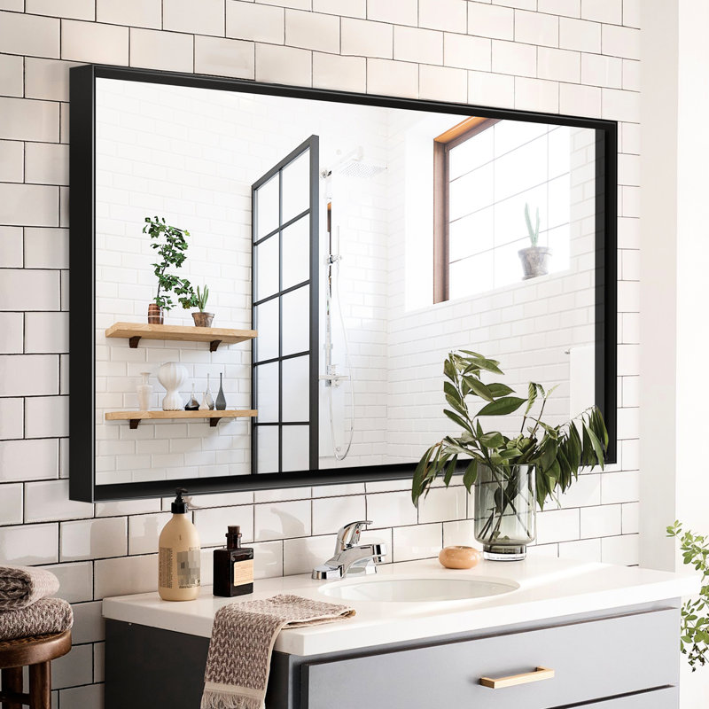Miroir de salle de bain 36x24inch, 24,58 po x 36,49 po