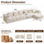 Ensemble de canapé modulaire avec repose-pieds Boneless-1892088153-1895332590
