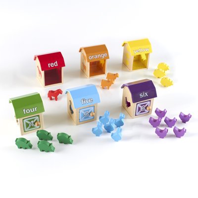 Guidecraft Barnyard Activity Boxes Manipulative Learning Toy