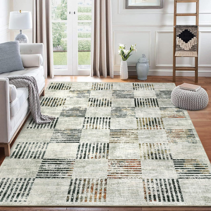 Tapis lavable 10 x 13 pour salon