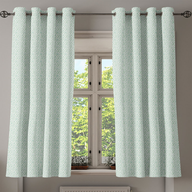 Sateen Blackout Curtains / Drapes Pair, 50" W x 54" L