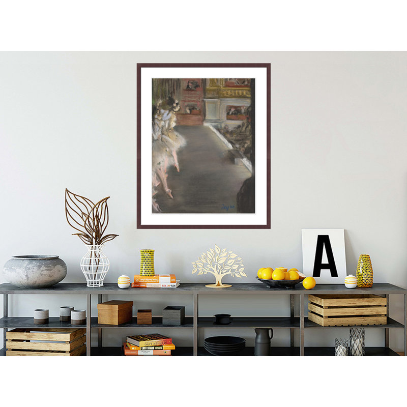 «Dancers at the Old Opera House» par Edgar Degas, impression giclée encadrée, H 41,5 po x l 33,47 po