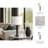 27" Comsouth Marble Table Lamp, Black/White