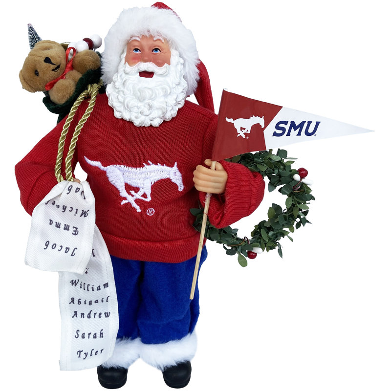 NCAA 12 "College Spirit Proud Santa, SMU Mustangs