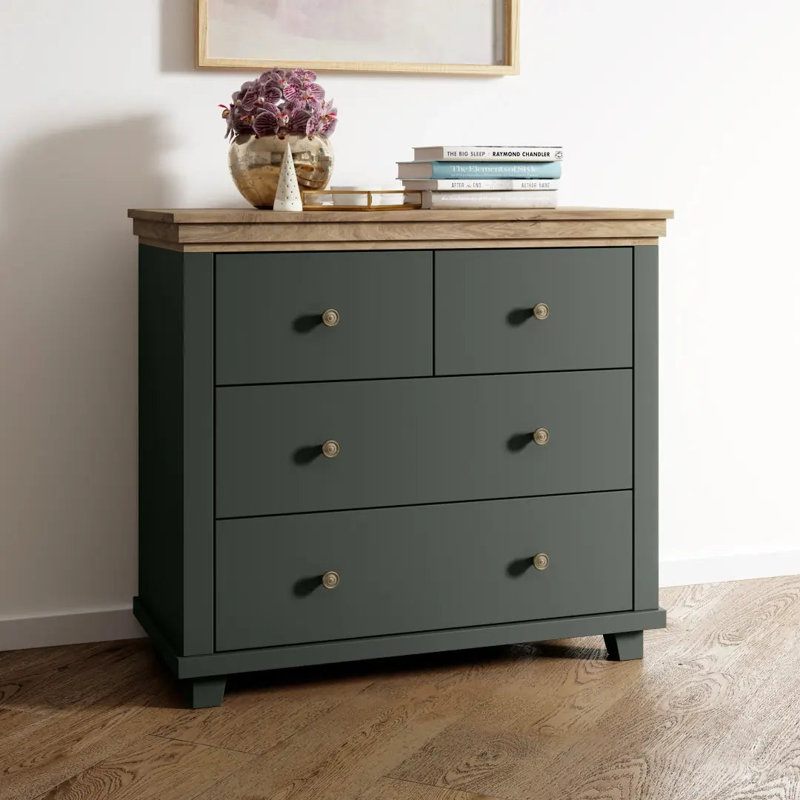 4 - Drawer Rectangle Accent Chest