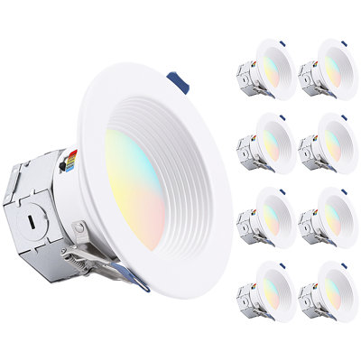 4" Selectable CCT IC LED Recessed Lighting Kit