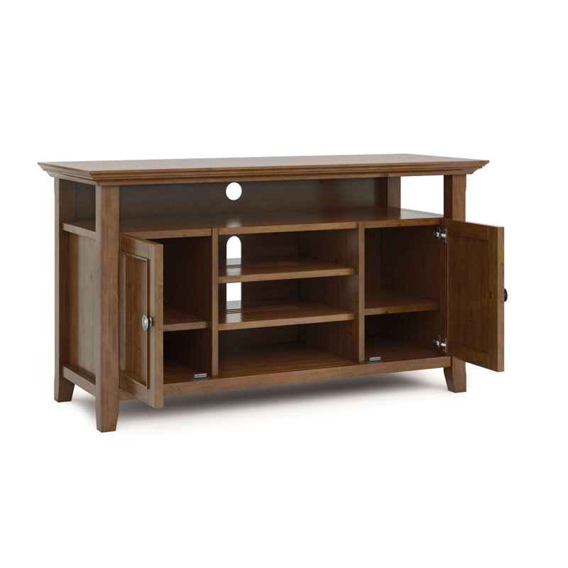 Meuble télé Amherst 54 po, Marron foncé