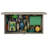 57.92"W 230 Gallon Water Resistant Resin Lockable Deck Box(Light Brown/Gray)-122537284