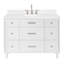 ARIEL Monroe 54 Single Sink Bathroom Vanity with Carrara Quartz Top-559027423-569601504-600647837
