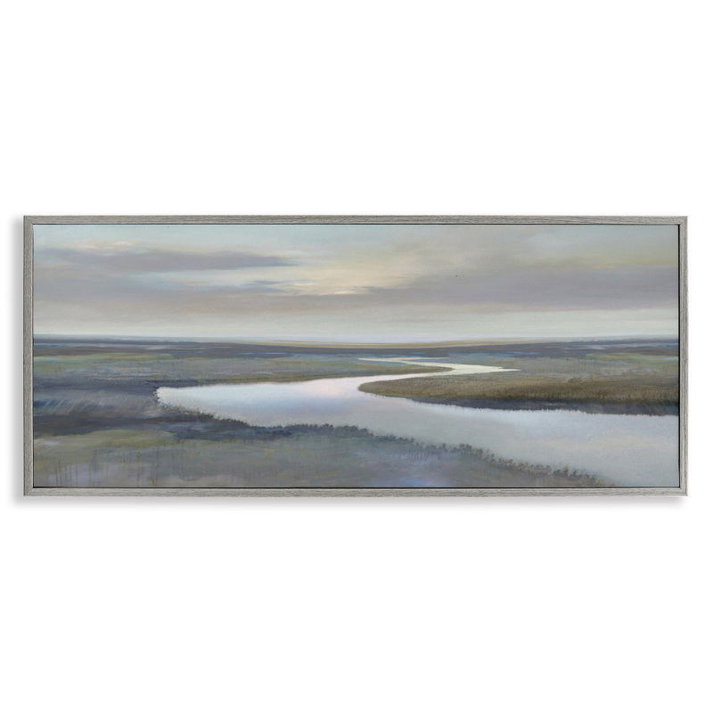 «Foggy Riverbend Atmosphere», estampe numérique, conception de Christy McKee, H 13 po x l 30 po