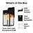 Solar Wall Sconce Lantern W/ Flame Effect