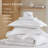 Soft Full Bedding Sets, Polyester Striped Modern Style For Dorm Home