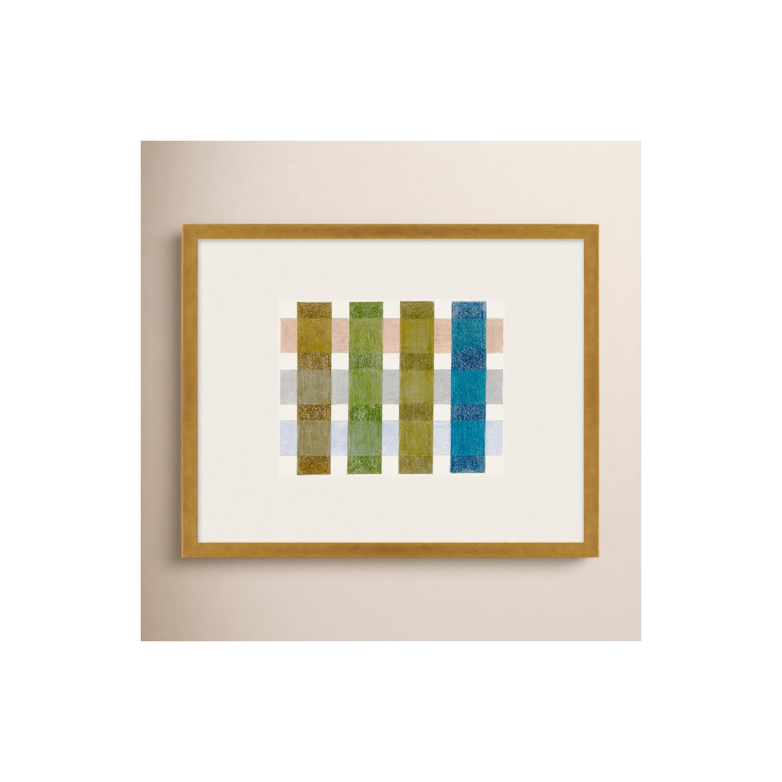 Gridlock V by Beth James, Gold Framed, 24'' H X 30'' W X 1.25'' D