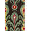 Tapis vert / noir en laine touffeté à la main Kline-157685476