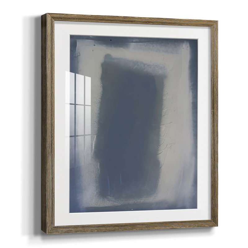 The Shadow Framed Print, White, Walnut Framed Paper