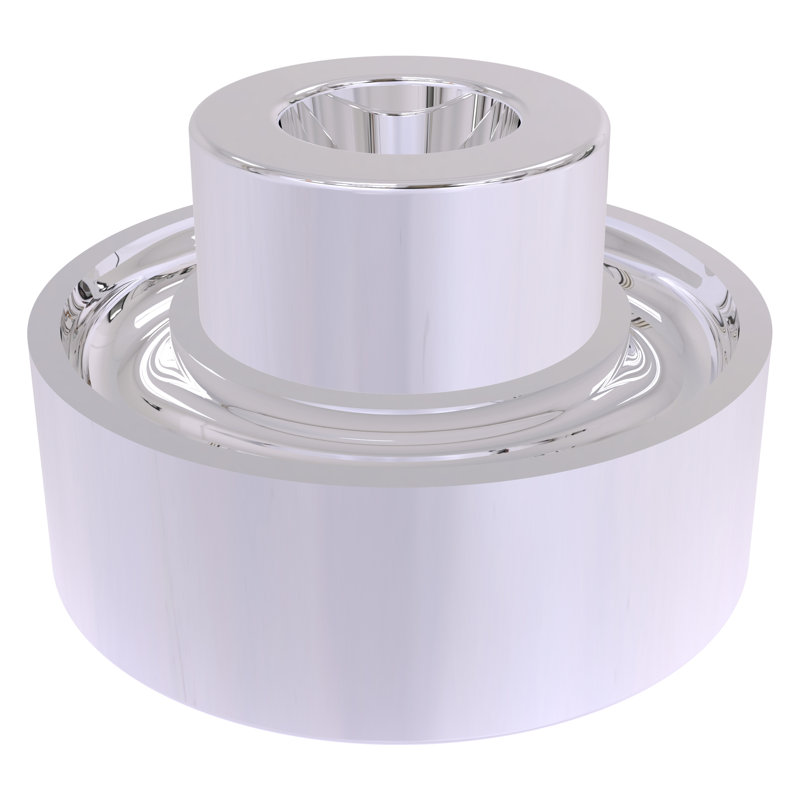 1.75'' H Brass Tabletop Tealight Holder, Polished Chrome