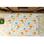 Non-Slip Floral Outdoor Doormat