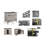 Sia 36'' Single Bathroom Vanity with Stone Top-32476764-32476765