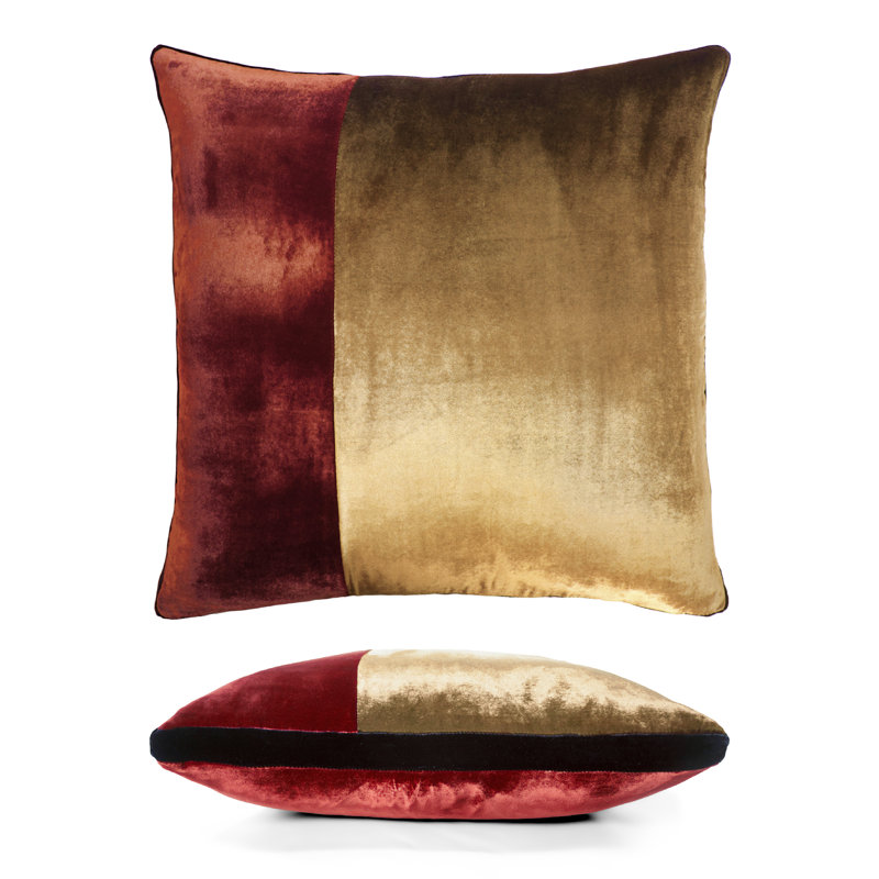 Square Pillow Cover & Insert, Paprika, Square 26"