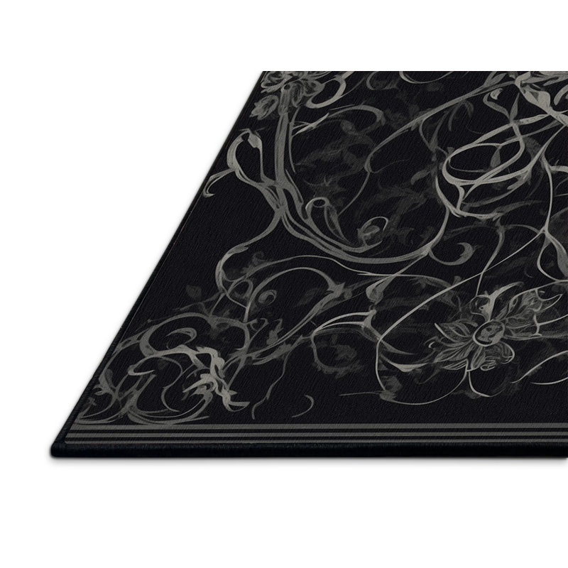 Tapis obsidienne fougère, Rectangle 6 pi x 9 pi