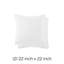Ensemble de 2 taies décoratives matelassées en microfibre à bordure carrée et à bords passepoilés Southano Fine Linens, lot de 2, 22 po x 22 po, blanc éclatant-399142844-399142846