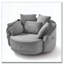 Fauteuil demi-tonneau pivotant à 360 °-1100501262